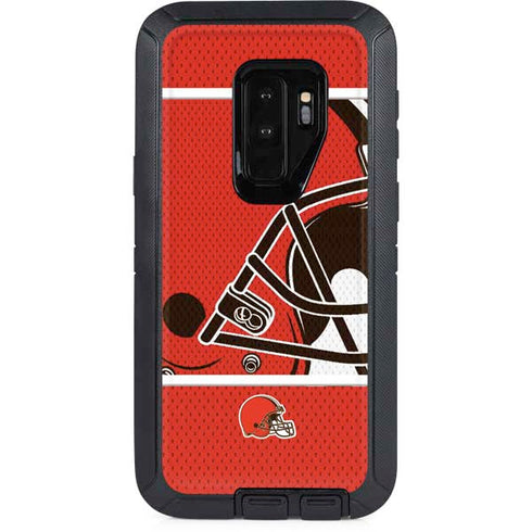 NFL Cleveland Browns Zone Block Otterbox Defender Galaxy Skin